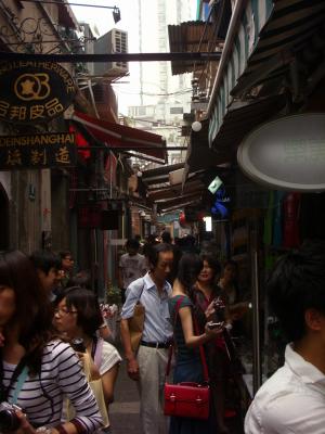 Enge Gasse in dem Shanghaier Künstlerviertel